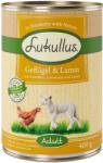 Lukullus Lukullus 11 + 1 gratis! 12 x 400 g Hrană umedă câini - Pasăre & miel (fără cereale)
