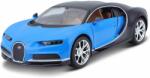 Maisto Masinuta Maisto Kit Asamblare Model Bugatti Chiron, 1: 24, Albastru