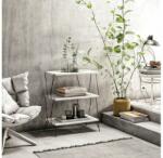 Asir Kisasztal LAZANDOS 75x48 cm fehér 854KLN4321 (AS1098)