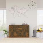 vidaXL Servantă, stejar fumuriu, 120x36x69 cm, lemn compozit (815492) Comoda