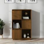 vidaXL Dulap înalt, maro miere, 74x35x117 cm, lemn masiv de pin (814367) Comoda