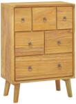 vidaXL Comodă cu sertare, 56x30x80 cm, lemn masiv de tec (340737) Comoda