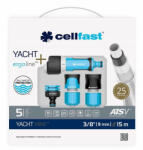 Cellfast Furtun Apa 5-strat 3/8" / 15m Cu Stropitor Si Accesorii (cf13391)