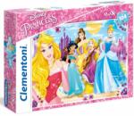 Clementoni - Puzzle Disney Princess 104 maxi - 100 piese