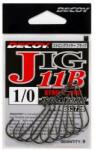 Decoy Jig11B Strong Wire Black #5/0 jig horog 5 db/csg (833766)