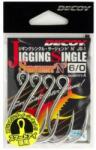 Decoy JS-1 Jigging Single Seargent N #5/0 egyágú horog 4 db/csg (808238)