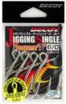 Decoy JS-1 Jigging Single Seargent N #1/0 egyágú horog 7 db/csg (808191)