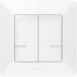 Legrand Netatmo 752187 Vezeték nélküli kapcsoló - kettős egypólusú Valena Life Netatmo fehér ( 752187 ) (752187)