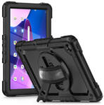 Tech-Protect Lenovo Tab M10 Plus 10.6 (3rd. gen. ) tablet tok 360 fokos védelemmel, 4H kijelzővédő üveggel - Tech-Protect Solid - fekete (ECO csomagolás) - bluedigital