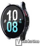  Okosóra műanyag védő tok / keret - ÁTLÁTSZÓ - 9H edzett üveg előlap védő is! - SAMSUNG Galaxy Watch4 40mm (SM-R860) / Watch5 40mm (SM-R905F)