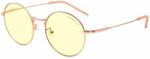 GUNNAR Ellipse Rosegold, borostyánszín lencse (ELL-10701)