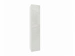 Meblohand IZUMI 24 WH magasfényű fehér fali polcos szekrény 175 cm - smartbutor
