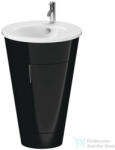 Duravit STARCK FURNITURE 2 ajtós mosdó alá építhető álló alsószekrény, Black High Gloss Lacquer S1952004040 (S1952004040)