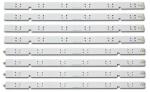  Bareta leduri Toshiba 40inch 6led set 8buc (M-13928)