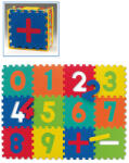 Zonex Puzzle színes gyermek szőnyeg számokkal 30x30x1, 2cm 12 db. os szett