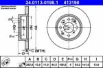 ATE Disc frana ATE 24.0113-0198.1 (24.0113-0198.1)