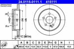 ATE Disc frana ATE 24.0115-0111.1 (24.0115-0111.1)