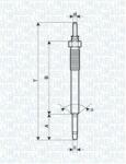 Magneti Marelli Bujie incandescenta MAGNETI MARELLI 062900074304 (062900074304)