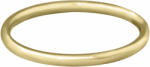 Troli Aranyozott minimalista acél gyűrű Gold 52 mm