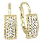 Soliter Brilio Gyönyörű sárga arany fülbevaló 239 001 00679