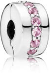 Pandora Ezüst csipesz rózsaszín kövekkel 791972PCZ