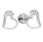 Soliter Brilio Silver Mágikus szívfülbevaló 436 001 00413 04