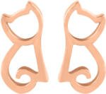 Troli Modern bronz fülbevalók Macska