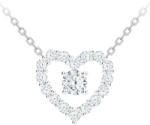 Preciosa Romantikus ezüst nyaklánc First Love cirkónium kövekkel Preciosa 5302 00 - vivantis