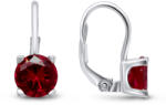 Brilio Silver Stílusos ezüst fülbevaló piros cirkónium kövekkel EA131W - vivantis