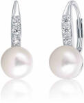 JwL Luxury Pearls Ezüst gyöngyház és cirkónium fülbevaló JL0601 - vivantis