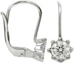 Soliter Brilio Fehér arany fülbevaló kristályokkal 236 001 00771 07