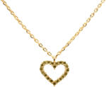 PDPAOLA Gyengéd aranyozott nyaklánc szívvel Olive Olive Heart Gold CO01-223-U (lánc, medál) - vivantis