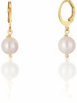 JwL Luxury Pearls Gyönyörű aranyozott fülbevaló fehér igazgyönggyel JL0678 - vivantis