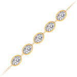 Preciosa Kétoldalas karkötő csillogó kristályokkal, Idared 7363Y00