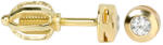 Soliter Brilio Arany fülbevaló kristályokkal 236 001 00634