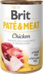 Brit Conserva cu bucati de carne si pate, Brit Pate & Meat cu Pui, 400 g