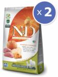 N&D Pachet economic: 2 x N&D Grain Free Adult Medium si Maxi - Mistret Dovleac si Mar, 12 Kg