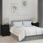 vidaXL Noptiere, 2 buc. , negru, 40x35x61, 5 cm, lemn masiv de pin (813708)