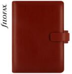 FILOFAX Kalendárium, gyűrűs, betétlapokkal, personal méret, FILOFAX Metropol, vörös (NFX026910) - becsiirodaker