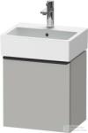 Duravit D-NEO 434 x 322 mm-es 1 ajtós szekrény Vero Air kézmosóhoz, balos, Concrete Grey Matt Decor DE4217L0707 (DE4217L0707)