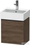 Duravit D-NEO 434 x 322 mm-es 1 ajtós szekrény Vero Air kézmosóhoz, balos, Walnut Dark Decor DE4217L2121 (DE4217L2121)