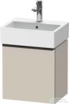 Duravit D-NEO 434 x 322 mm-es 1 ajtós szekrény Vero Air kézmosóhoz, jobbos, Taupe Matt Decor DE4217R9191 (DE4217R9191)