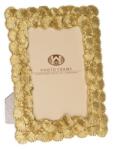  Képkeret pálmalevél mintával poly 15x20x1, 6cm arany (H21S0316-46GG)
