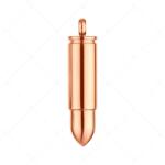  BALCANO - Bullet / Pisztolygolyó, töltény medál 18K rozé arany bevonattal