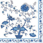  Decoupage szalvéta - Kék virágok - 1 db (decoupage)