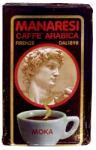Manaresi Caffe Arabica Moka őrölt kávé 250 g
