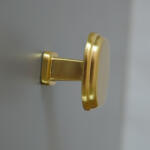 Ferretto handles Négyzetes fém bútorgomb, arany színű (HA3003522)