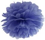 PartyDeco Pompon în formă de floare bleumarin 25 cm