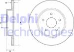 DELPHI Disc frana DELPHI BG4779C - automobilus