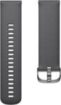 Ricardo Curea Quick Release 22mm, silicon, neagră, cataramă neagră, dimensiunea L (Garmin Forerunner 255, Vívoactive 4 etc. )